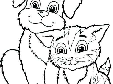 Щенок. Раскраска