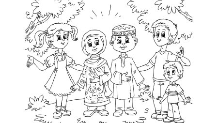 Раскраска Дружба