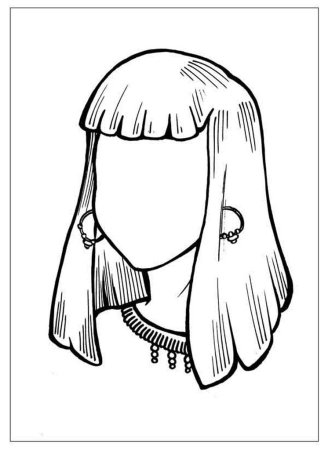 Раскраска дорисуй портрет
