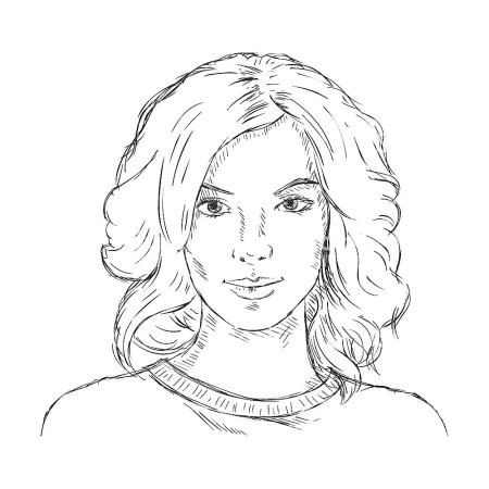 Раскраска дорисуй портрет