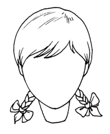 Овалы лица для рисования для детей