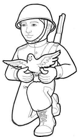 Раскраски на тему война