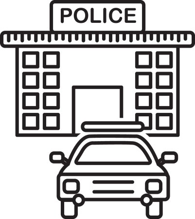 Рисуется Полицейская станция