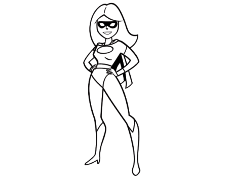 Супер мама раскраска