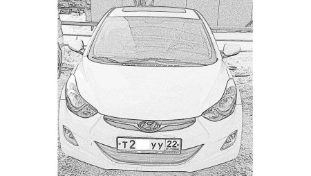 Hyundai i40 раскраска