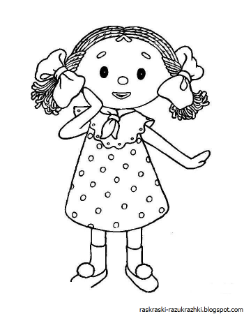 Подружки раскраска для детей