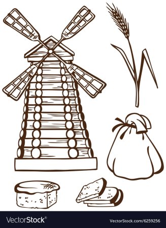 Раскраска хлеб