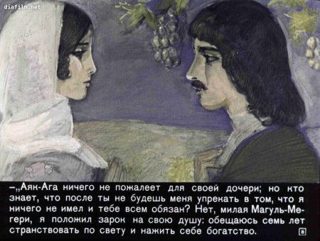 Рисунок к Ашик Кериб 4 класс карандашом