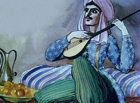 Иллюстрация к Ашик Кериб 4 класс