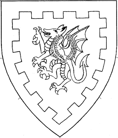 Рисунки рыцарских гербов
