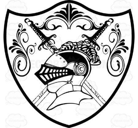 Гербы для разукрашивания