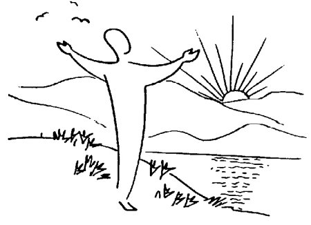 Раскраска Восход солнца для детей