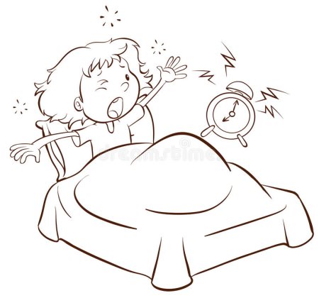 Просыпаться раскраска