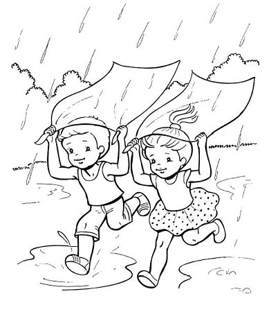 Раскраска безопасное лето для детей