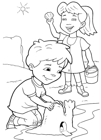 Раскраска Дружба