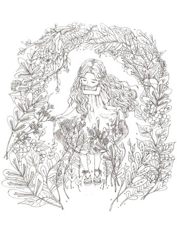 Бажов Огневушка поскакушка нарисовать