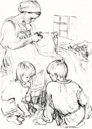 Раскраски к произведениям Некрасова