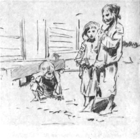 Зарисовки крестьянских детей