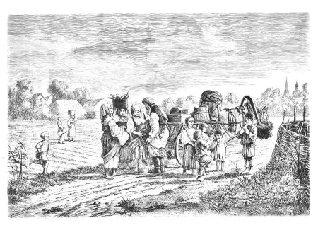 Крестьянские дети Некрасов иллюстрации