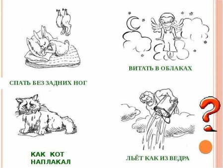 Фразеологизмы рисунки