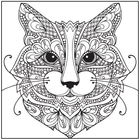 Раскраски сложные