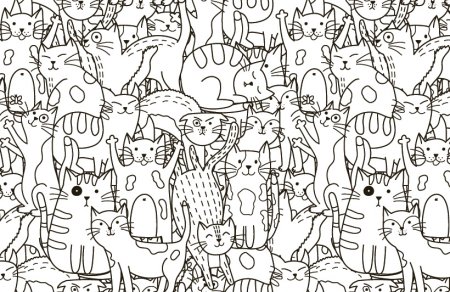 Найди всех котиков на картинке