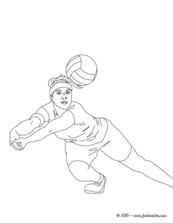 Раскраска волейбол