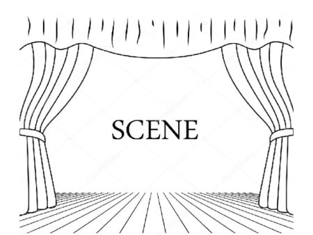 Театр раскраска