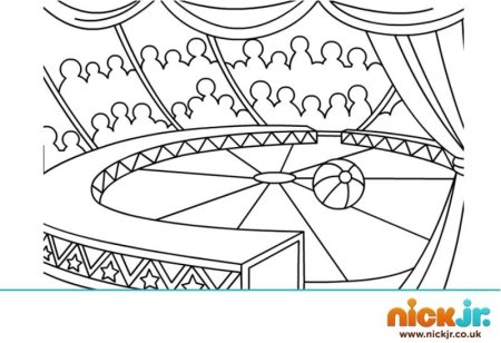 Театр раскраска