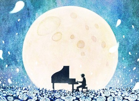 Лунная Соната Бетховена рисунок для детей