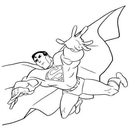 Супергерой раскраска для детей