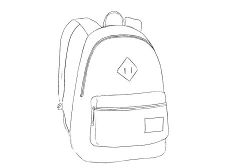 Рюкзак раскраска для детей