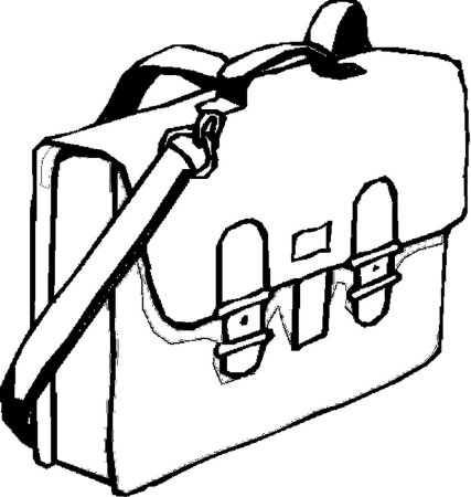 Раскраска рюкзачок