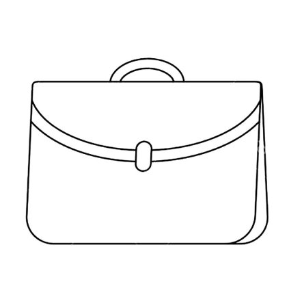 Контуры для рисования рюкзака