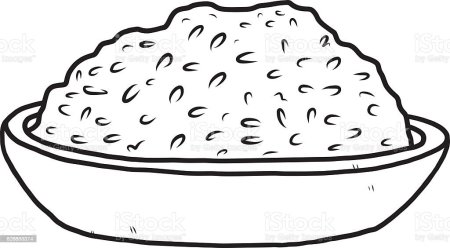 Рисование тарелочка с кашей