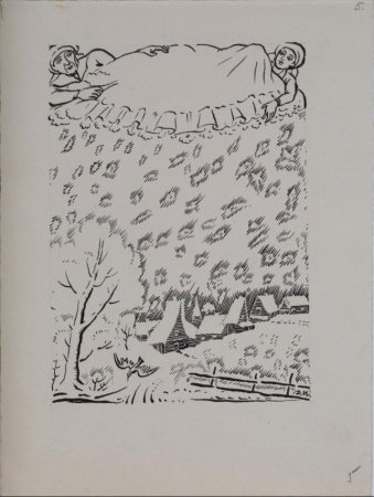 Раскраска к сказке госпожа Метелица