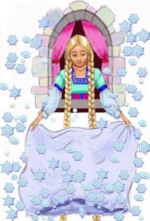 Раскраски зимние принцессы для дошкольн