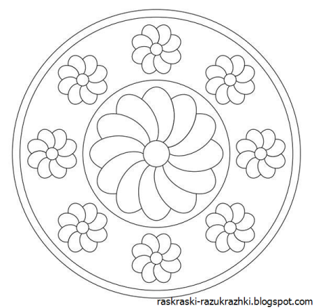 Элементы росписи Гжель для детей дошкольного возраста