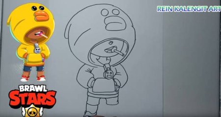 Леон из БРАВЛ старса утка