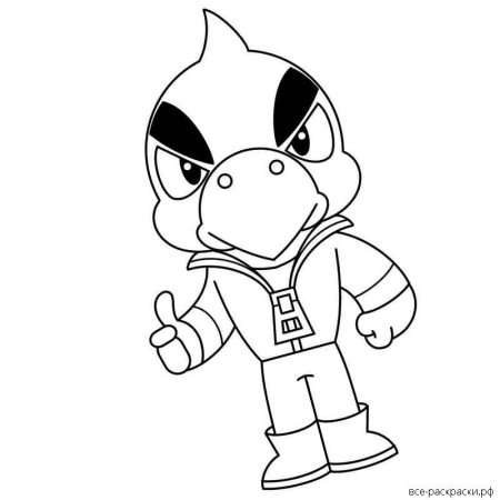 Разукрашки Браво старс ворон Феникс