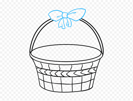 Корзинка раскраска