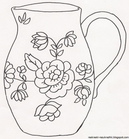 Чайник раскраска