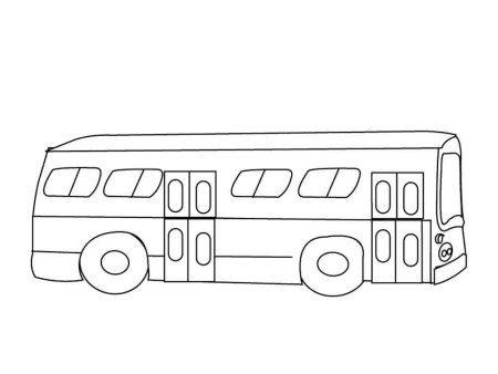 Раскраска автобус