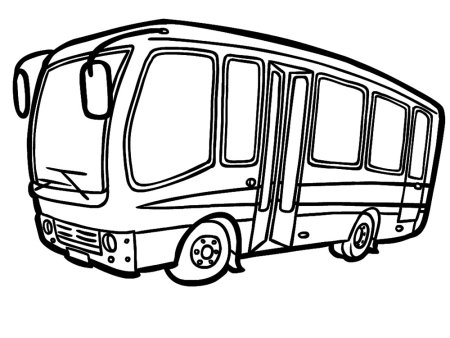 Раскраска автобус