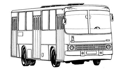 Раскраска автобус