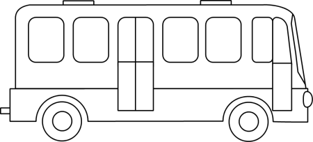 Раскраска автобус