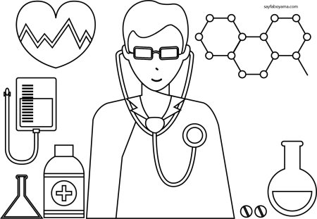 Медицинские раскраски