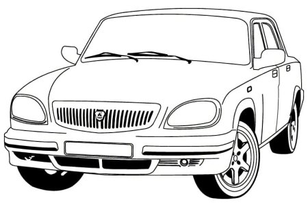 ГАЗ 3110 раскраска