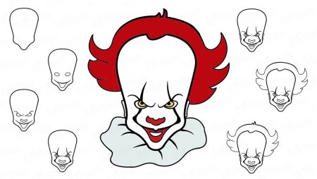 Draw so cute клоун ПЕННИВАЙЗ