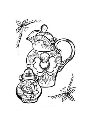 Эскиз чайника